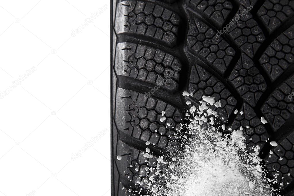 Schneefreier Umschlagplatz mit LKW