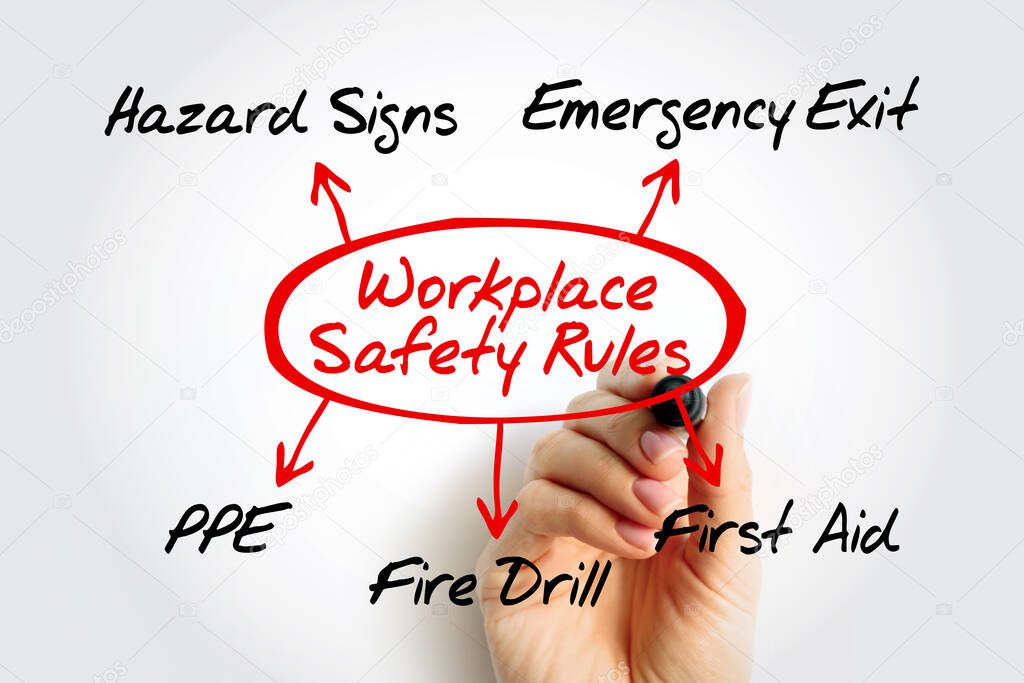 Mitarbeiter bei Sicherheitsunterweisung im Winterdienst